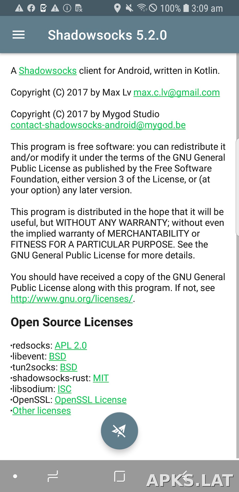 Shadowsocks скриншот 1