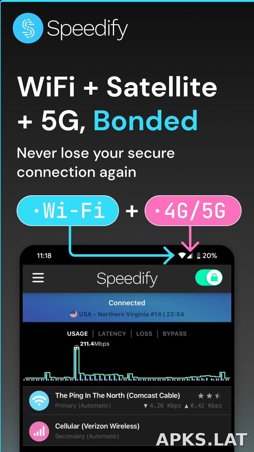 Speedify скриншот 1