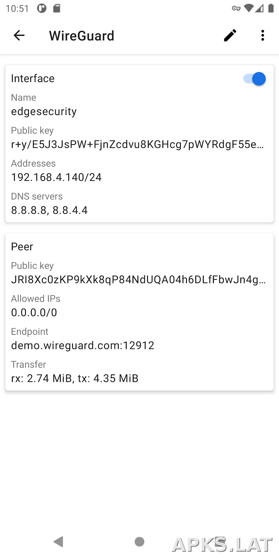WireGuard скриншот 2